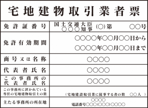 新様式対応　宅地建物取引票